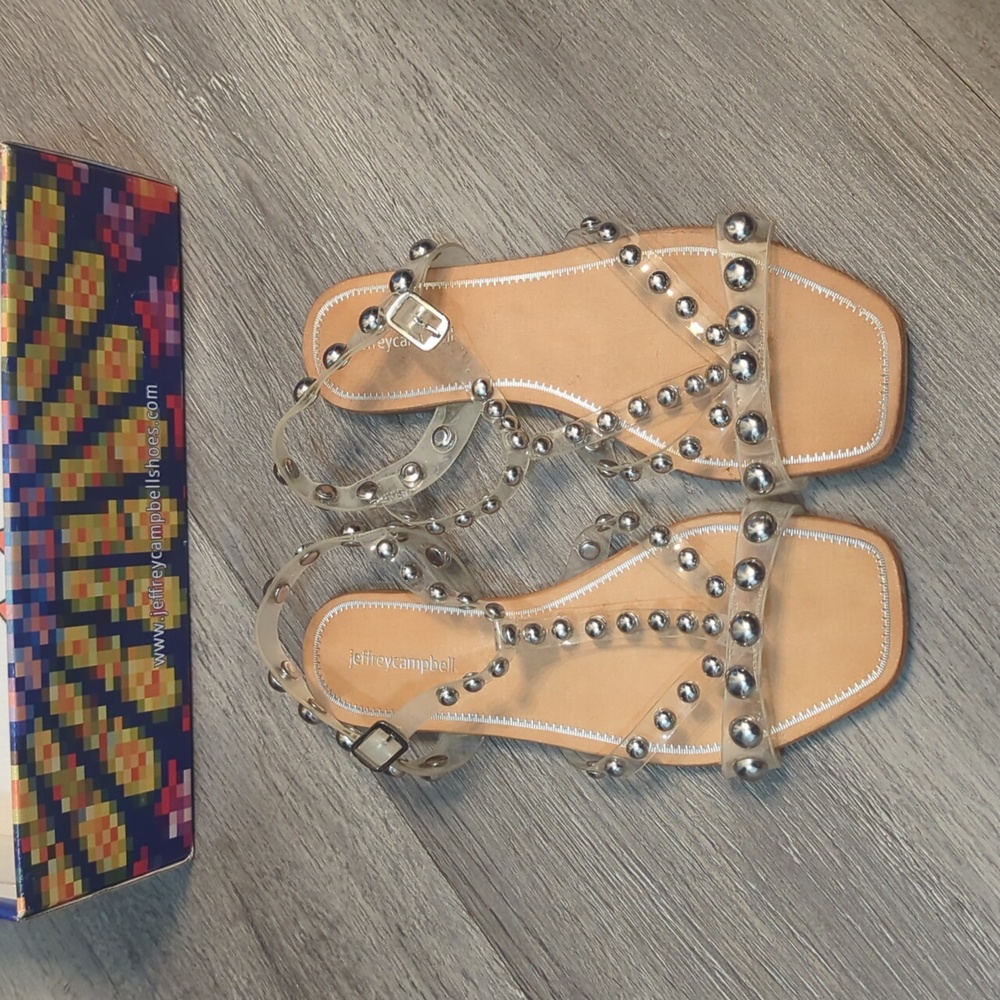 Jeffrey Campbell Calath  JV Clear Sandals, NWT